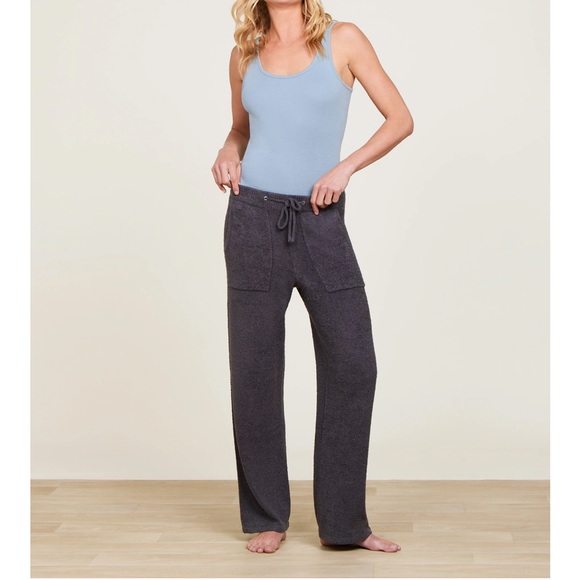 Barefoot Dreams CozyChic Lite Patch Pocket Wide Leg Pants - Picture 1 of 8